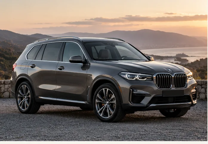 Illustrative family SUV for a private journey